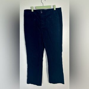 Anthropologie‎ Essential trouser, Navy Blue Corduroy. Size 14